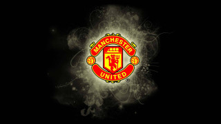 Black background red yellow manchester - love free wallpaper