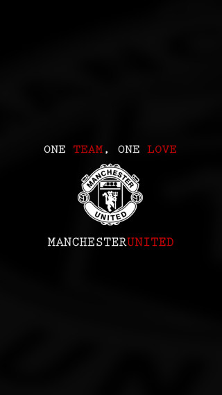 Manchester united logo quote greyscale - free hearts wallpaper