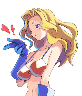 Cartoon woman bikini gloves chest - evelyn abelson free wallpaper for tablet