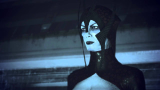 Woman black white face hair 2 - a black mask free wallpaper