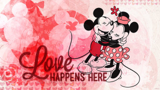 Mickey minnie hugging love image - love free wallpaper