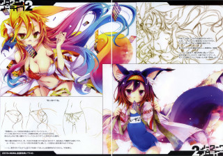 Anime girl long hair cat 5 - a picture of a girl free wallpaper