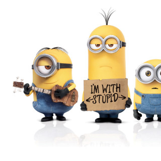 Minions sign guitar im with - incoherent free wallpaper for tablet