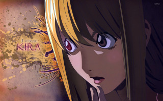 Girl blonde hair blue eyes 2 - a creepy look free wallpaper