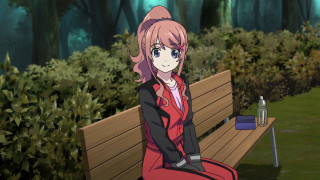 Woman bench park water bottle - a bottle of water free wallpaper