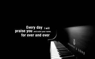 Piano quote dark background white - a piano free wallpaper