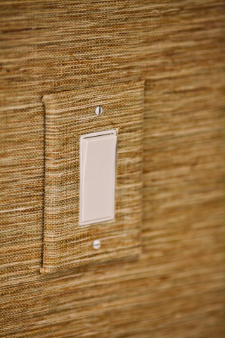 Light switch straw wall white - light free wallpaper for mobile