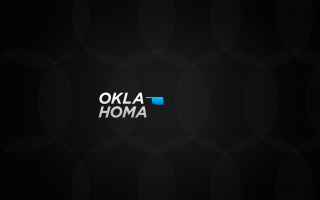 Okla homa black background blue - cleve gray free wallpaper