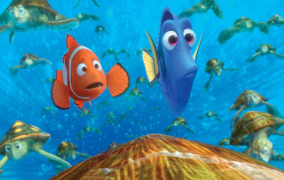 Fish swimming ocean man suit - institutional free wallpaper