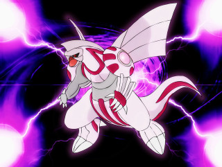 Cartoon character flying purple light - lightning behind free wallpaper