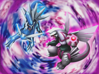 Psychedelic pokemon battle blue pink - ice free wallpaper