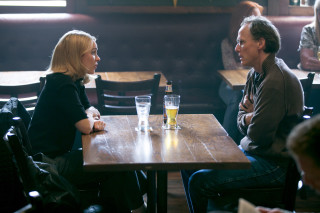 Man woman talking restaurant table - movie free wallpaper