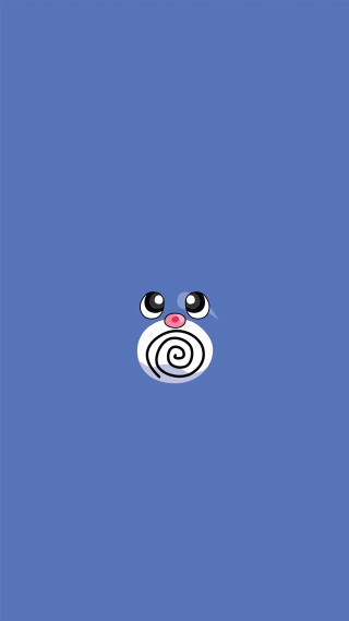 Blue background cat face red - face free wallpaper for mobile
