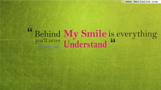 Green background quote behind my - youll free wallpaper