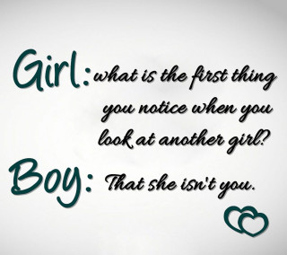 Boy girl quote girl notice - free love wallpaper for tablet