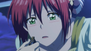 Girl pink hair green eyes - her ear free wallpaper