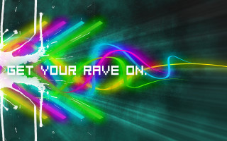 Colorful rainbow swirls neon planet - pixel art free wallpaper