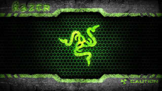 Green snake black background glow - a green glow free wallpaper
