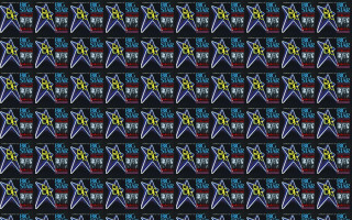 Stars pattern black blue red - david diao free wallpaper