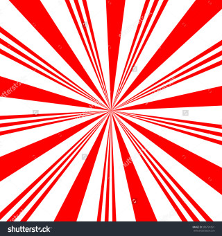 Red white striped sunburst pattern - image free wallpaper for tablet