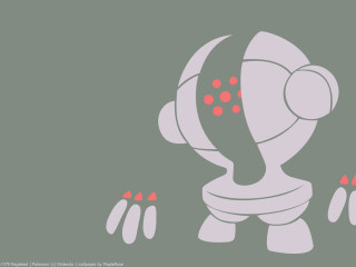 Cartoon character red dots eyes - robot free wallpaper for desktop