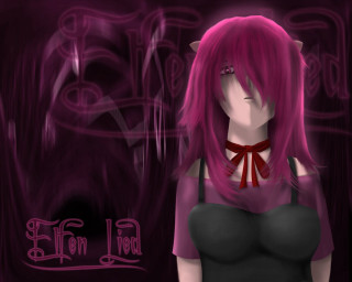 Pink haired gothic anime yandere - a red bow tie free wallpaper
