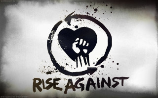 Heart hand knife rise against - a circle free wallpaper for desktop