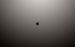Apple logo black white gray - a white apple logo free wallpaper