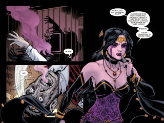 Woman purple dress demon cage - benjamin marra free wallpaper for desktop