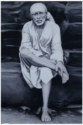 Man sitting rock legs crossed - his hip free wallpaper for mobile