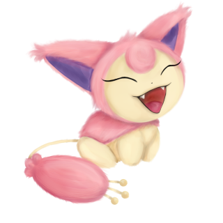 Pink cat purple hat furry - chippy free wallpaper for tablet