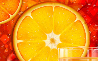 Orange juice sliced orange red - orange juice next free wallpaper