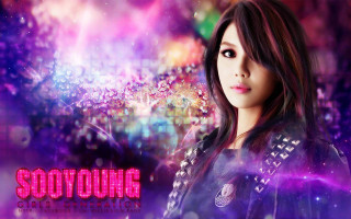 Woman leather jacket purple neon - ding yunpeng free wallpaper