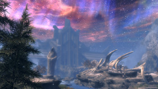 Fantasy landscape castle stream star - northwest free wallpaper