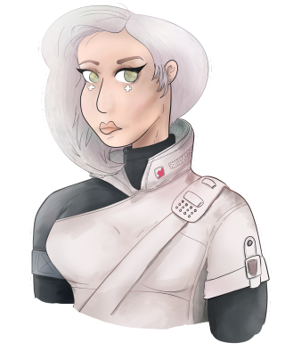 Eve rider white suit cellphone - collar free wallpaper for mobile