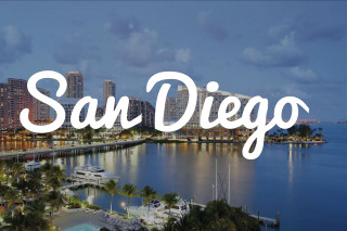 San diego skyline harbor boats - city background free wallpaper