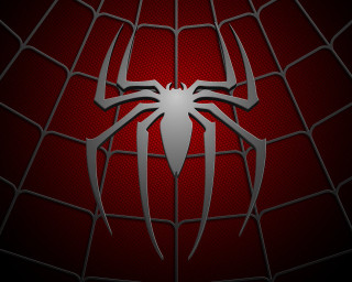 Spider man logo red background 2 - a spider free wallpaper