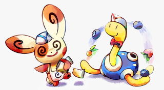 Cartoon animals couple standing white 2 - a white surface free wallpaper