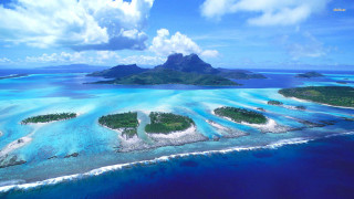 Island small islands ocean sky - an island free wallpaper