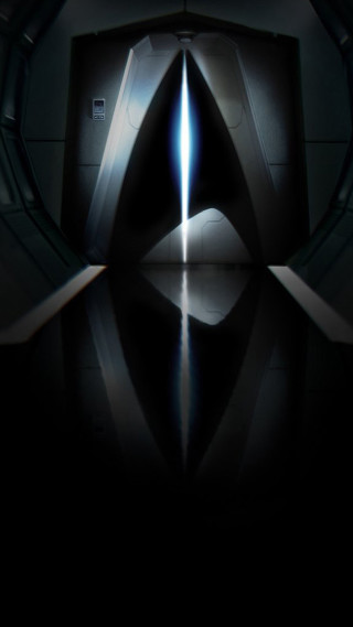 Futuristic room light door interior - christopher balaskas free wallpaper for mobile