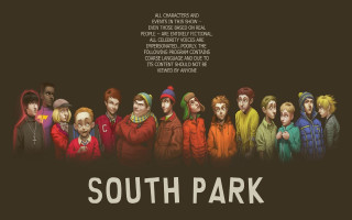 South park group people black - sots art free wallpaper