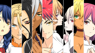 Anime characters colored hair colored 2 - different expression free wallpaper