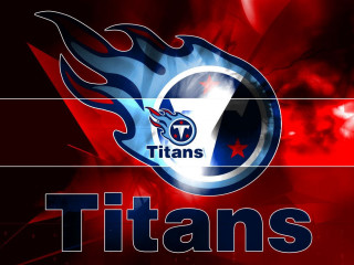 Titans logo red background blue 2 - blue flame free wallpaper