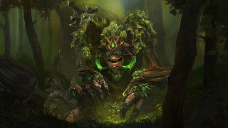 Creature woods glowing face green - splash art free wallpaper for desktop
