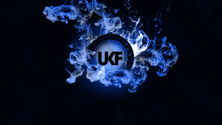 Blue fire uk logo words - the middle of the picture free wallpaper