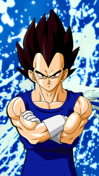 Cartoon vegeta angry spikedhair muscular - akira toriyama free wallpaper