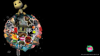 Cartoon character stickers black background - sticker free wallpaper