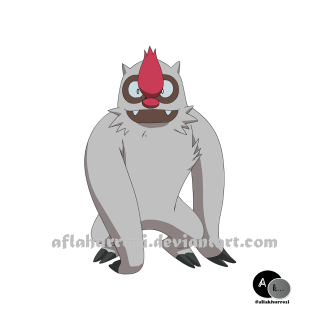 Cartoon character red nose gray - character design free wallpaper for tablet