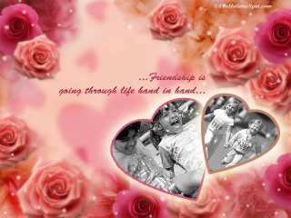 Hearts roses quote love couple - love free wallpaper