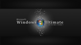 Black background clock windows ultimate - ultimate free wallpaper